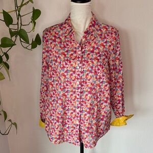 Boden Multicolor Button  Shirt Size 10R
